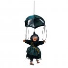 Halloween Hanging Witch Decoration With Light-up Eyes Sound Activation Function Party Supplies For Halloween Haunted House Prop Decor green