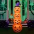 Halloween Inflatables Outdoor Decorations Blow Up Pumpkin Lanterns Built in LED Lights Decor For Lawn Garden Holiday Party AU plug