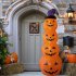 Halloween Inflatables Outdoor Decorations Blow Up Pumpkin Lanterns Built in LED Lights Decor For Lawn Garden Holiday Party AU plug