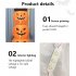 Halloween Inflatables Outdoor Decorations Blow Up Pumpkin Lanterns Built in LED Lights Decor For Lawn Garden Holiday Party AU plug