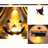 Halloween LED Candle Lamp Battery Powered Portable Lightweight Wind Light Desktop Ornament Halloween Decor Props  10 5 x 15cm  Ancient silver pumpkin face