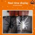 Halloween LED Spider Light Built In Battery Kids Tricky Toys Horror Props For Halloween Haunted House Decor  17 x 4 x 26cm  white spider light
