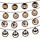 Halloween LED String Lights Weatherproof Battery Powered Halloween Decorations For Indoor Outdoor Tree Yard Garden Porch colorful Combination