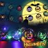 Halloween LED String Lights Weatherproof Battery Powered Halloween Decorations For Indoor Outdoor Tree Yard Garden Porch colorful wizard