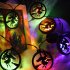 Halloween LED String Lights Weatherproof Battery Powered Halloween Decorations For Indoor Outdoor Tree Yard Garden Porch colorful wizard