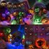 Halloween LED String Lights Weatherproof Battery Powered Halloween Decorations For Indoor Outdoor Tree Yard Garden Porch colorful skull