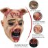 Halloween Latex Pig Head Mask Scary Animal Masks Dress Up Props for Haunted House