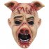 Halloween Latex Pig Head Mask Scary Animal Masks Dress Up Props for Haunted House