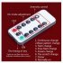 Halloween Led Cobweb Decorative Lamp 8 Modes String Lights With Remote Control For Bedroom Living Room Decor Orange light  USB