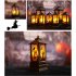 Halloween Led Electronic Candles Light Vintage Witch Castle Pumpkin Ornament Haloween Party Supplies Castle Witch