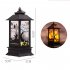 Halloween Led Electronic Candles Light Vintage Witch Castle Pumpkin Ornament Haloween Party Supplies Castle Witch