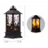 Halloween Led Electronic Candles Light Vintage Witch Castle Pumpkin Ornament Haloween Party Supplies Castle Witch
