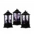 Halloween Led Electronic Candles Light Vintage Witch Castle Pumpkin Ornament Haloween Party Supplies Castle Witch