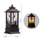 Halloween Led Electronic Candles Light Vintage Witch Castle Pumpkin Ornament