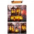 Halloween Led Electronic Candles Light Vintage Witch Castle Pumpkin Ornament Haloween Party Supplies Witch Pumpkin