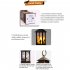 Halloween Led Electronic Candles Light Vintage Witch Castle Pumpkin Ornament Haloween Party Supplies Witch Pumpkin
