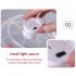 Halloween Led Light Hanging Scary Spooky Ornament Party Supplies For Indoor Outdoor Decorations Large smile face white