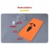 Halloween Led Light Hanging Scary Spooky Ornament Party Supplies For Indoor Outdoor Decorations Large smile face   orange