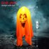 Halloween Led Light Hanging Scary Spooky Ornament Party Supplies For Indoor Outdoor Decorations Large Screaming Face  orange