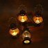 Halloween Led Pumpkin Lamp Flameless Smokeless Portable Retro Diy Hanging Scary Electronic Light Horror Props A Scary Expression