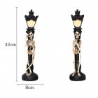 Halloween Led Skull Street Lamp Luminous Skeleton Lamp Ornaments Party