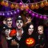 Halloween Led String Lights 8 Modes 3d Pumpkin Bat Spider Lamp Set With Timer For Indoor Outdoor 3 meters 20 lights