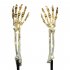 Halloween Light Decorations Solar Lighted Hand Skeleton Ground Lamp 40 LED Waterproof Glowing Lights For Garden Halloween Decor Battery case