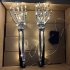 Halloween Light Decorations Solar Lighted Hand Skeleton Ground Lamp 40 LED Waterproof Glowing Lights For Garden Halloween Decor Battery case