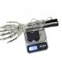 Halloween Light Decorations Solar Lighted Hand Skeleton Ground Lamp 40 LED Waterproof Glowing Lights For Garden Halloween Decor Battery case