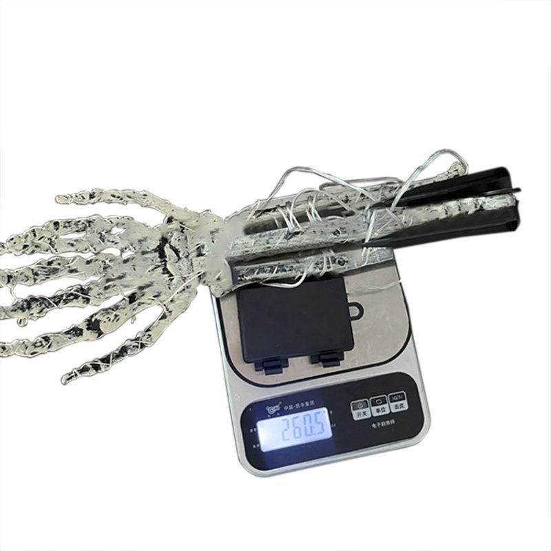 Halloween Light Decorations Solar Lighted Hand Skeleton Ground Lamp 40 LED Waterproof Glowing Lights For Garden Halloween Decor Battery case