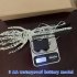Halloween Light Decorations Solar Lighted Hand Skeleton Ground Lamp 40 LED Waterproof Glowing Lights For Garden Halloween Decor Battery case