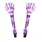 Halloween Lighted Skeleton Arm Stake LED Battery Powered Skeleton Hands For Halloween Graveyard Outdoor Lights Decoration