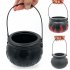Halloween Lighting Witch Light Jar 12LED Color Changing Colorful Led Decoration Light Witch Cauldron Fog Maker Red Flame Pot US Plug