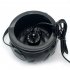 Halloween Lighting Witch Light Jar 12LED Color Changing Colorful Led Decoration Light Witch Cauldron Fog Maker Red Flame Pot US Plug