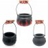Halloween Lighting Witch Light Jar 12LED Color Changing Colorful Led Decoration Light Witch Cauldron Fog Maker Red Flame Pot US Plug