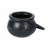 Halloween Lighting Witch Light Jar 12LED Color Changing Colorful Led Decoration Light Witch Cauldron Fog Maker Red Flame Pot US Plug