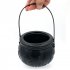 Halloween Lighting Witch Light Jar 12LED Color Changing Colorful Led Decoration Light Witch Cauldron Fog Maker Black Flame Pot US Plug