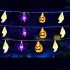 Halloween Lights 10FT 20 LED Waterproof Pumpkin Bat String Lights Battery Operated 8 Lighting Modes Fairy Light With Timer For Halloween Decorations bat ghost p