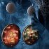 Halloween Lights Window Lights With Glue Hooks Battery Operated Indoor Lights Ghost Hand Castle Halloween Pattern castle