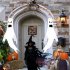 Halloween Luminous Windsock Flag Ghost shape Outdoor Hanging Decorations With Led Lights For Yard Garden Patio Pathway Glowing