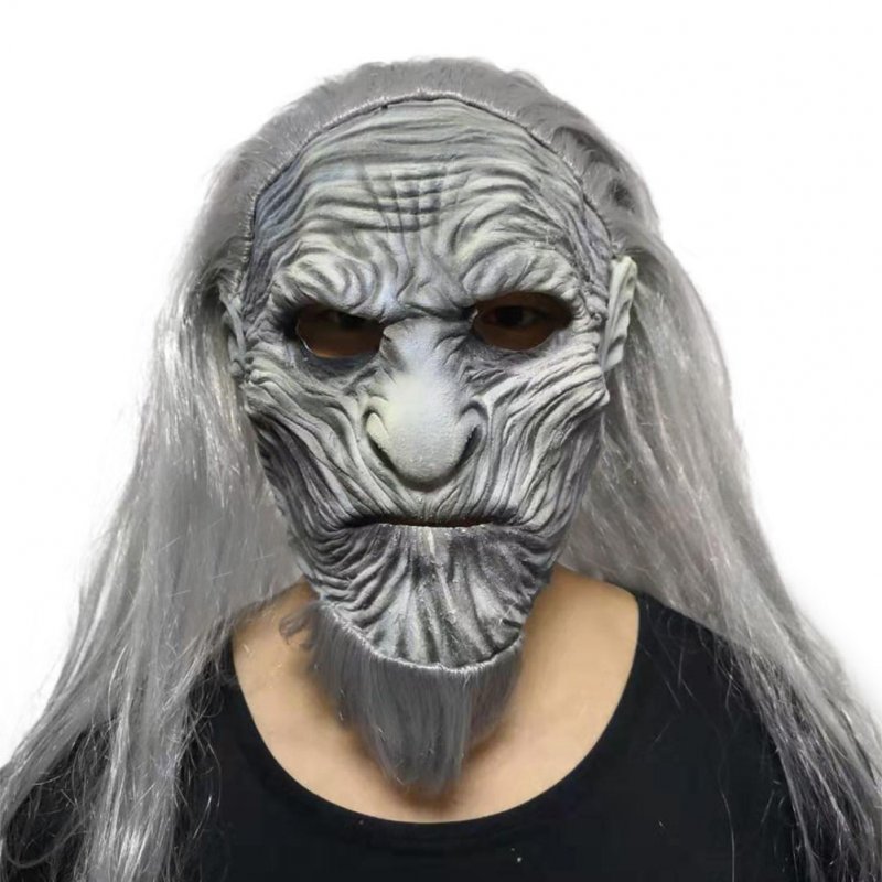 Halloween Mask Night's King Walker Face Night Re Zombie Latex Mask Cosplay Throne Costume Party Mask Little Night King