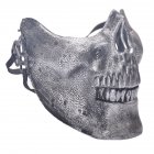 Halloween Masquerade Party Cosplay Fancy Chieftain Skull Half Face Mask for Adult Women and Men