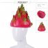 Halloween Masquerade Party Funny PVC Simulation Pitaya Fruit Hat Pitaya