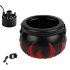 Halloween Mist Maker Fogger Witch Cauldron Fog Maker With Color Changing 12LED Light For Halloween Party Gift Decoration US Plug   matte vat