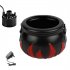 Halloween Mist Maker Fogger Witch Cauldron Fog Maker With Color Changing 12LED Light For Halloween Party Gift Decoration US Plug   matte vat