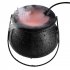 Halloween Mist Maker Fogger Witch Cauldron Fog Maker With Color Changing 12LED Light For Halloween Party Gift Decoration US Plug   matte vat