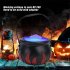 Halloween Mist Maker Fogger Witch Cauldron Fog Maker With Color Changing 12LED Light For Halloween Party Gift Decoration US Plug   matte vat