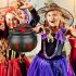 Halloween Mist Maker Fogger Witch Cauldron Fog Maker With Color Changing 12LED Light For Halloween Party Gift Decoration US Plug   matte vat