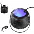 Halloween Mist Maker Fogger Witch Cauldron Fog Maker With Color Changing 12LED Light For Halloween Party Gift Decoration US Plug   matte vat