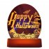 Halloween Night Light Colorful Pumpkin Skull 3D Illusion Desk Lamp Ornaments For Halloween Party Gifts Decorations  Pumpkin Wizard  Color adjustable 2w